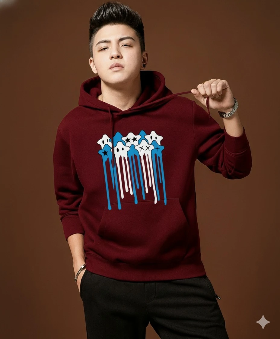 Drop shoulder Hoodie