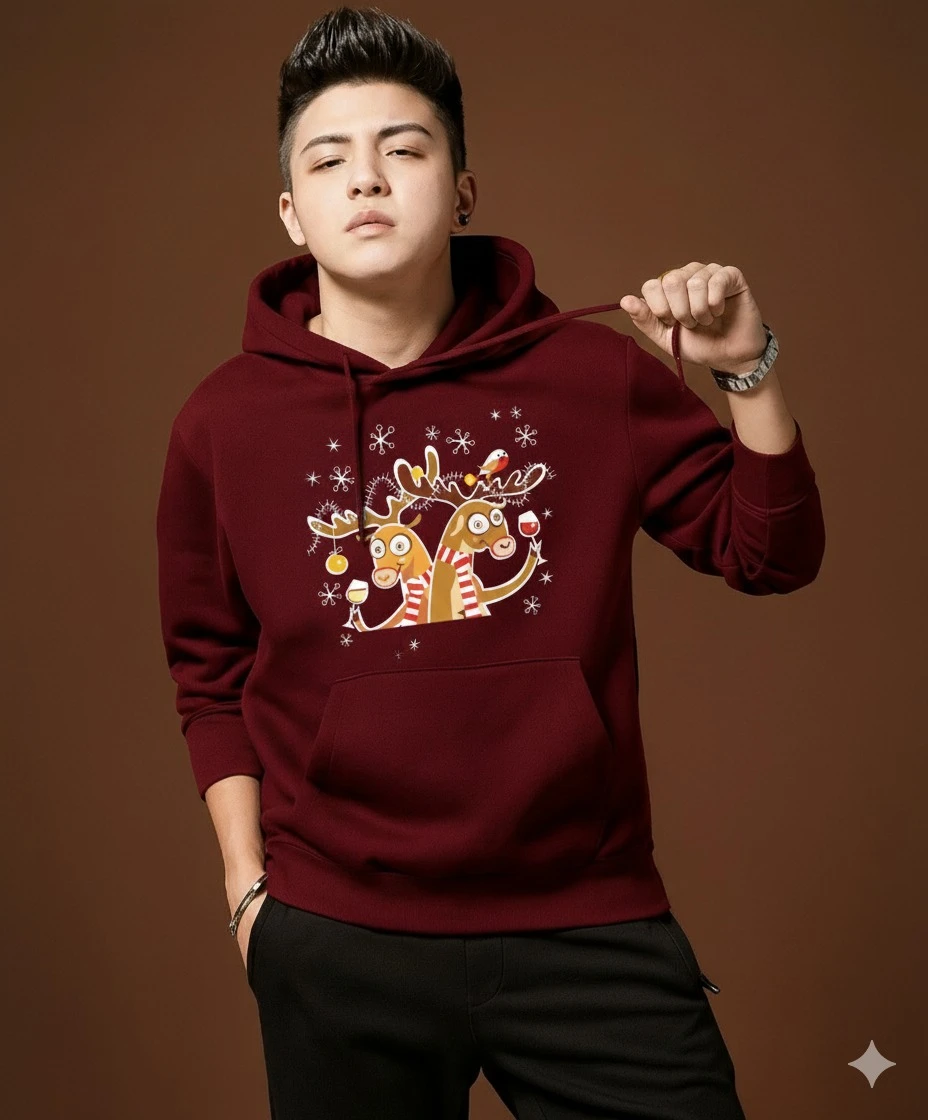 Drop shoulder Hoodie