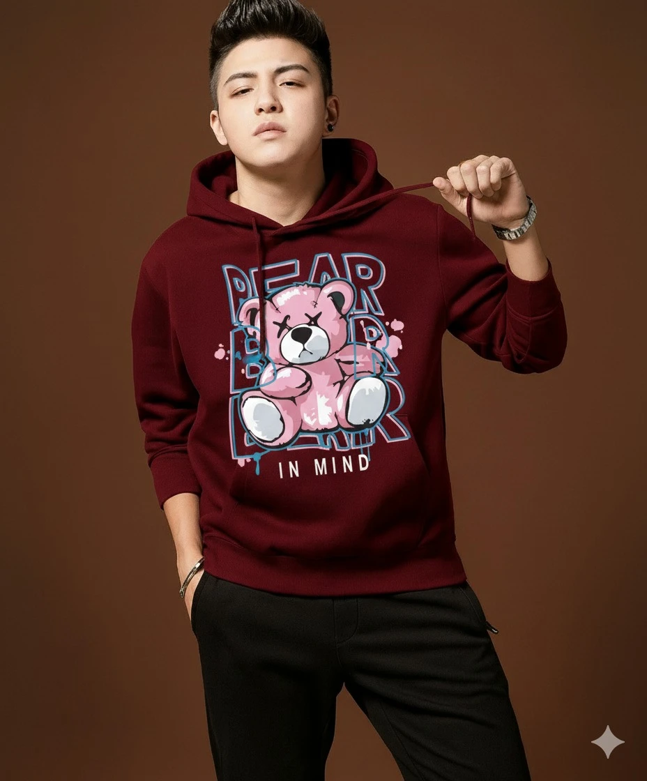 Drop shoulder Hoodie