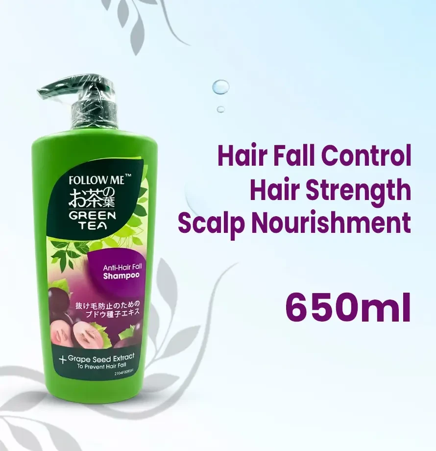 Follow Me Green Tea Anti Hair Fall Shampoo - 650ml